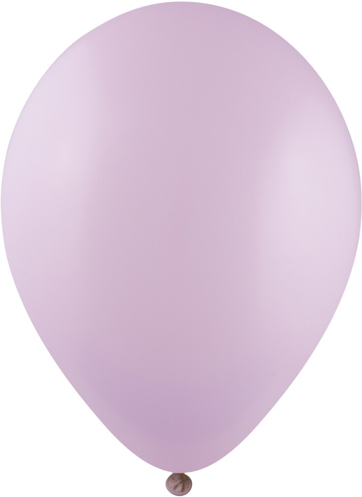 Luftballons mit Druck Qualityprint Ø 35 cm / Umfang 90-100 cm / 12 Inch, Licht blauw Metallic (2650), Metallic, 2 kleuren, 1 drukzijde - Rosa Macaron (1231)