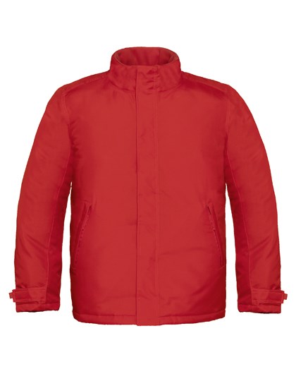 B&C COLLECTION - Men´s Jacket Real+ - Deep Red