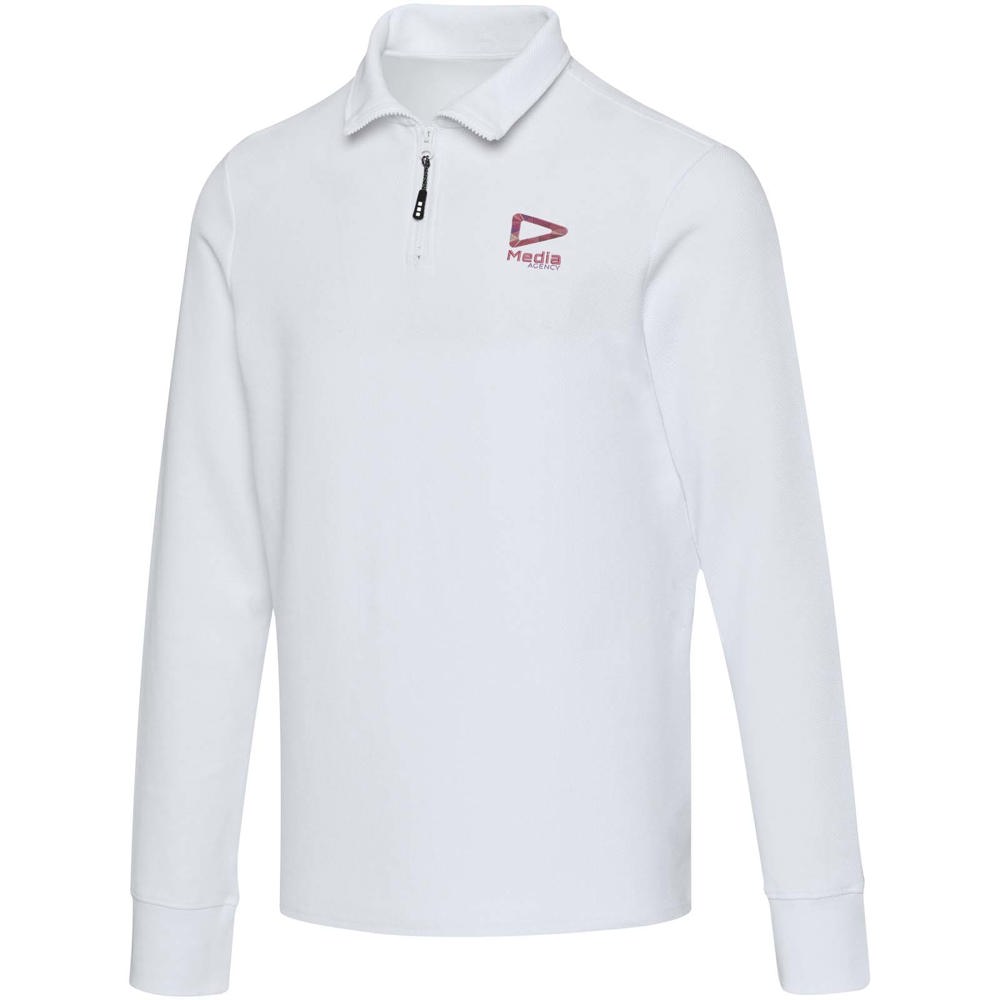 Apollo 245 g/m² Langarm Poloshirt Unisex mit Reißverschluss