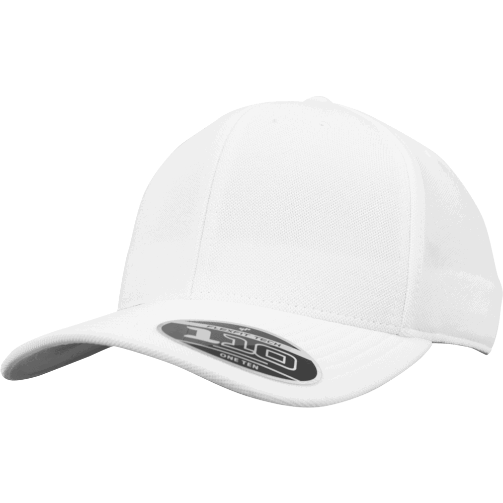 110 Cool & Dry Mini Pique Cap - White