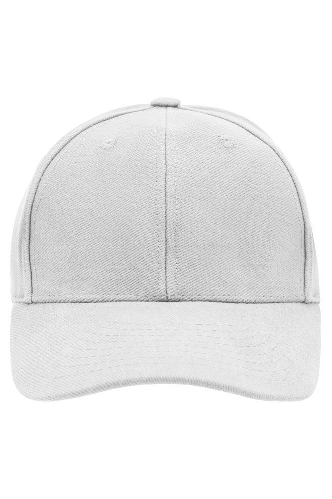 6 Panel Raver Cap Laminated - White (ca. Pantone white)