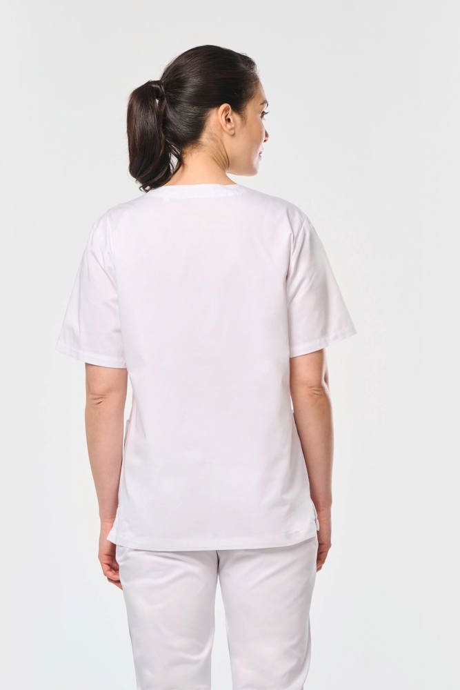 WK504 - Kurzärmlige Unisex-Tunika aus Baumwolle