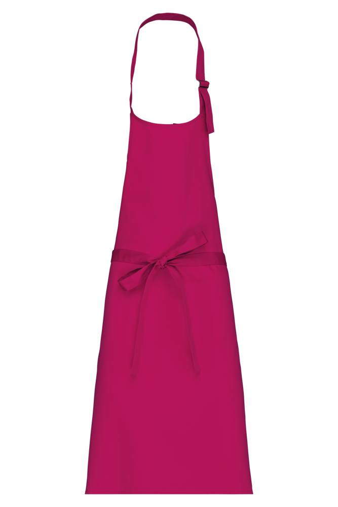 K895 - Baumwollschürze ohne Tasche - Fuchsia