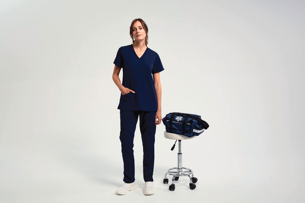 NN310 - Tunika mit Stretchanteil und kurzen Ärmeln, Damen