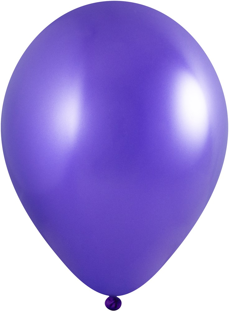 Bedruckte Ballons 85/95 cm - Ø 33 cm -11 inch - Violett Metallic (2470) (± PMS 268)