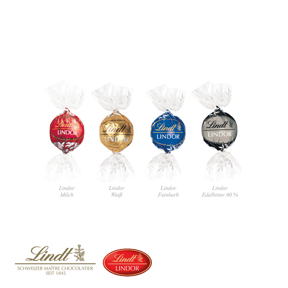 3D Präsent "Container" mit Lindor Pralinés