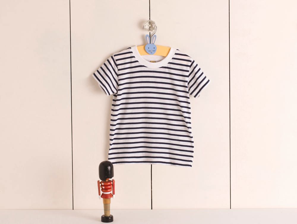 LW027 - Short Sleeve Striped T-shirt