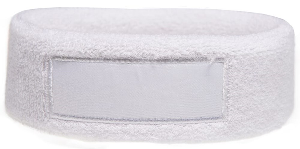 Nilton's Frottier Stirnband mit Label - Weiß (WHITE) / Weiß