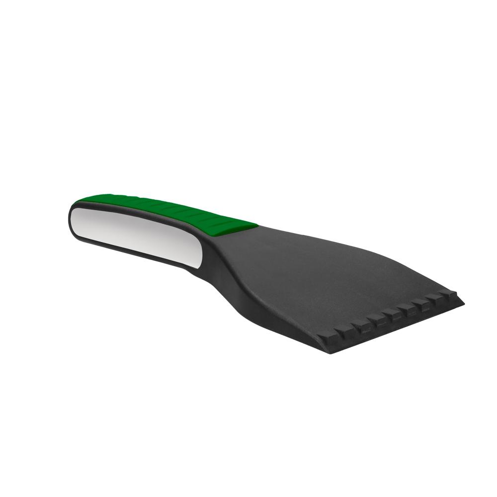 Eiskratzer "TopGrip - Digital Vision" - perlgrau/standard-grün