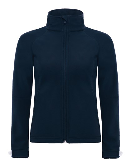 B&C COLLECTION - Women´s Hooded Softshell - Navy