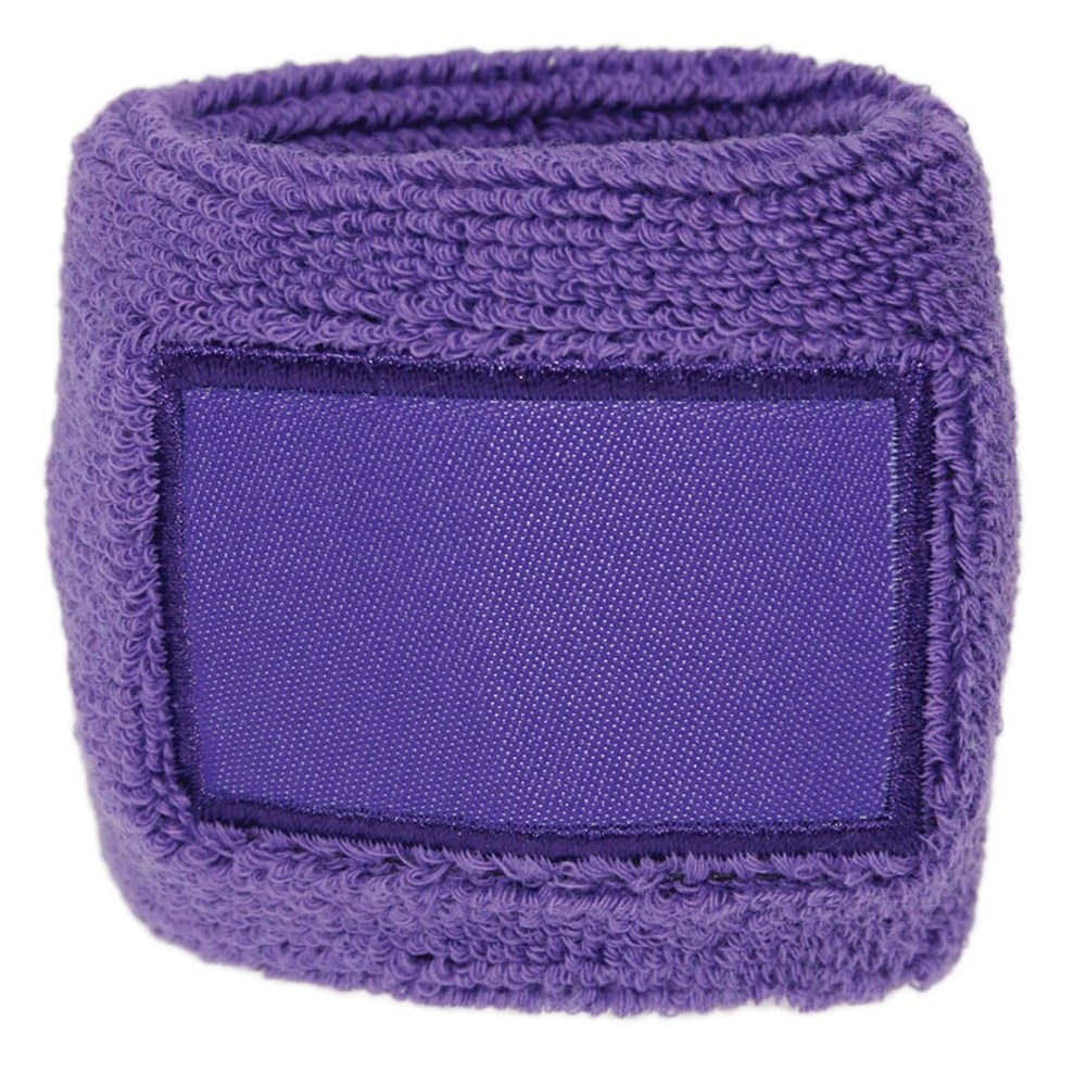 Nilton's Frottier Armschweißband mit Label - Lila (PMS 268c) / Lila