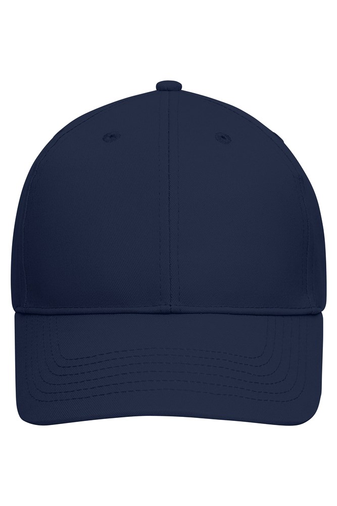 6 Panel Cap Organic Cotton - Navy (ca. Pantone 296C)