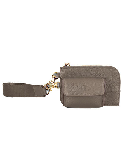 BagBase - Boutique Pouch Wristlet - Taupe
