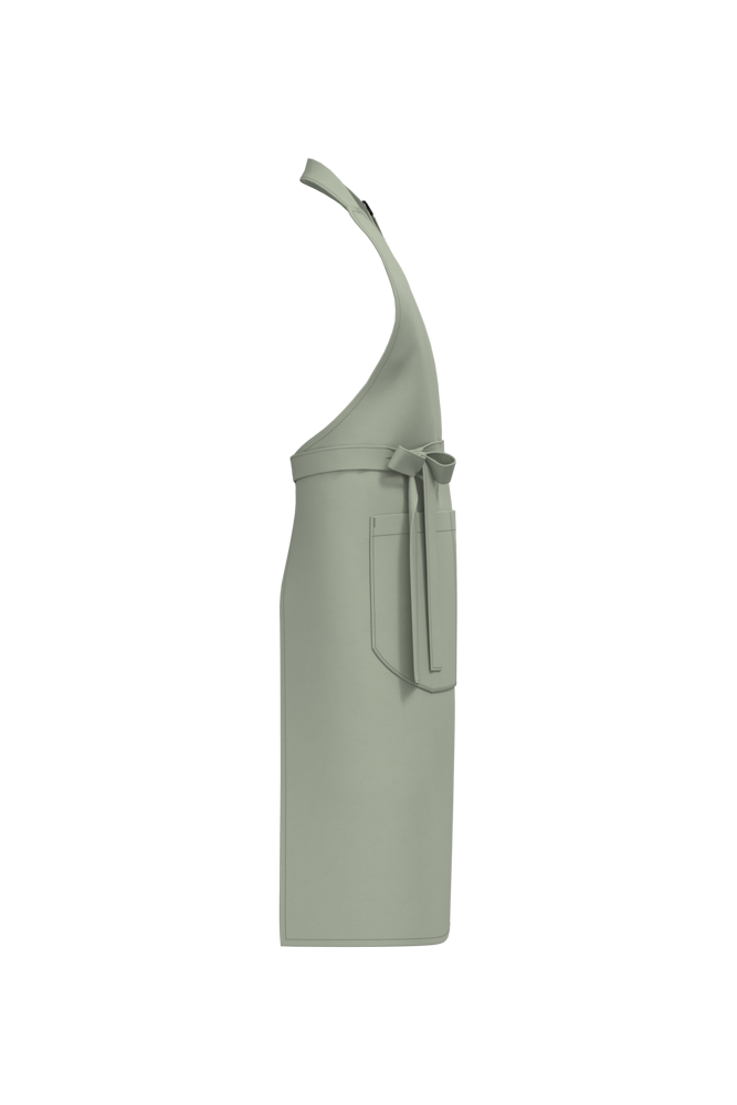 K8007 - Bio-Baumwolle Schürze mit Tasche