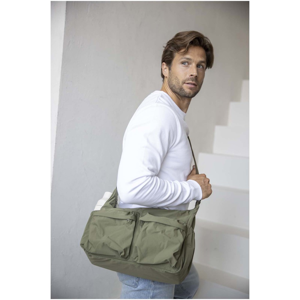 Calli 13" GRS Laptop Umhängetasche aus recyceltem Nylon