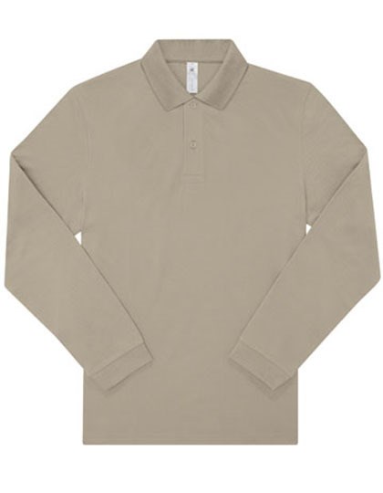 B&C BE INSPIRED - My Polo 180 Long Sleeve - Mastic