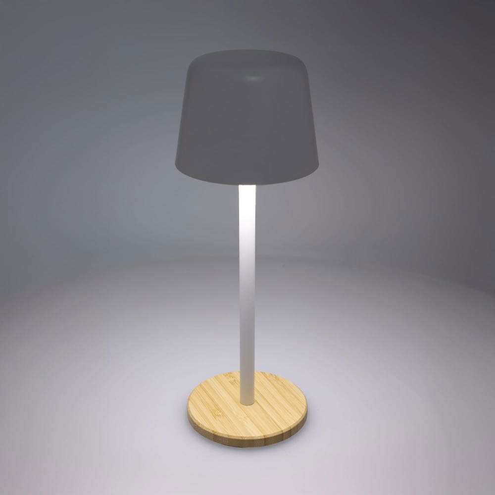 Solis Dimmbare Tischlampe mit Bambusfuß
