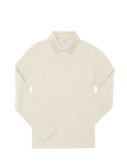 B&C BE INSPIRED - My Polo 180 Long Sleeve /Women - Off White