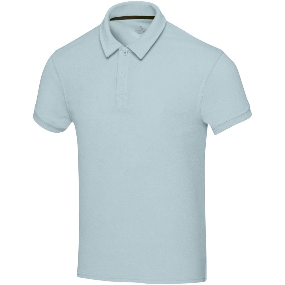 Akoya 230 g/m² Poloshirt aus recyceltem Frottee Unisex - wolkenblau