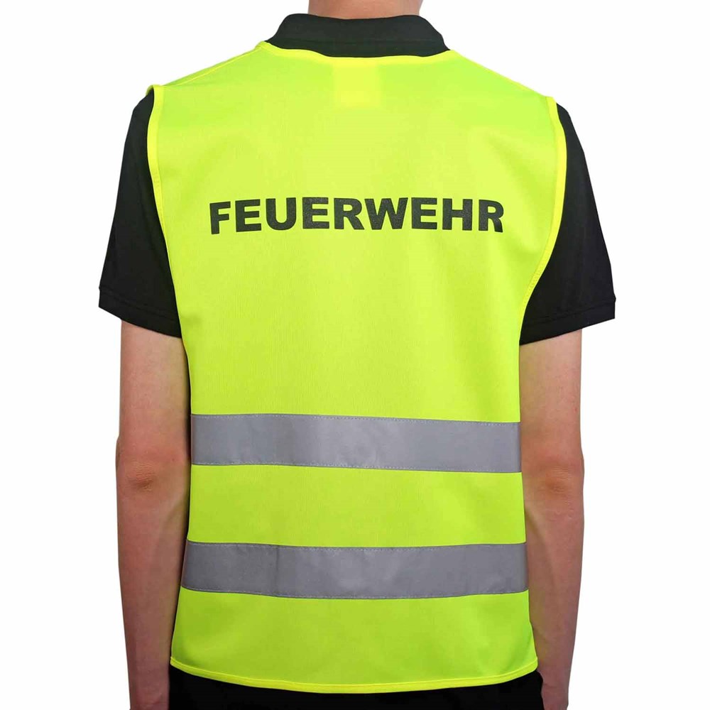 Allflash Qualitäts KFZ-Warnweste PREMIUM Feuerwehr