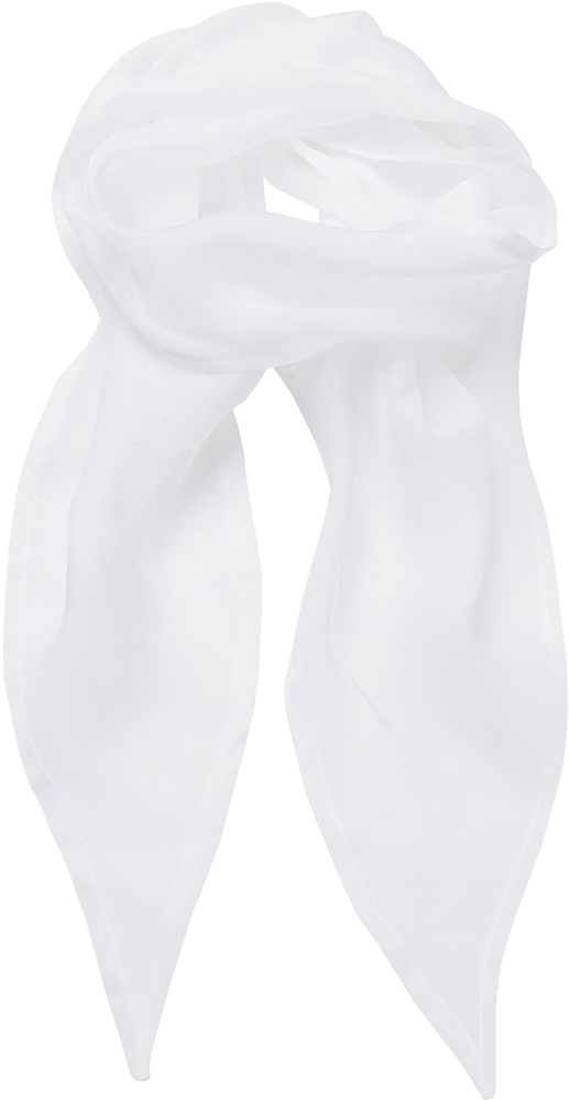 PR740 - Ladies Chiffon Scarf - White