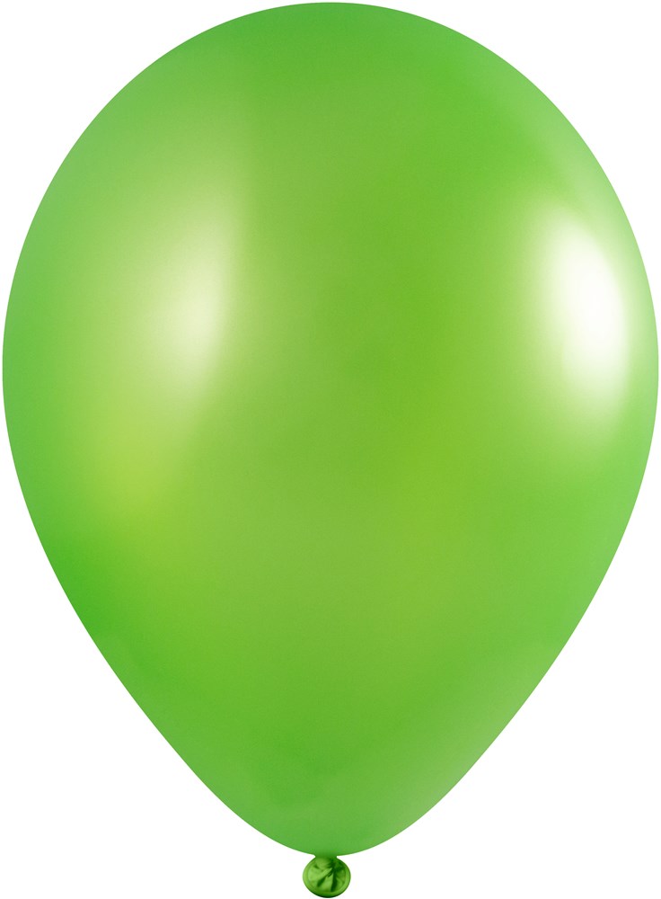 Bedruckte Ballons 85/95 cm - Ø 33 cm -11 inch - Mittelgrün Metallic (2461) (± PMS 360)
