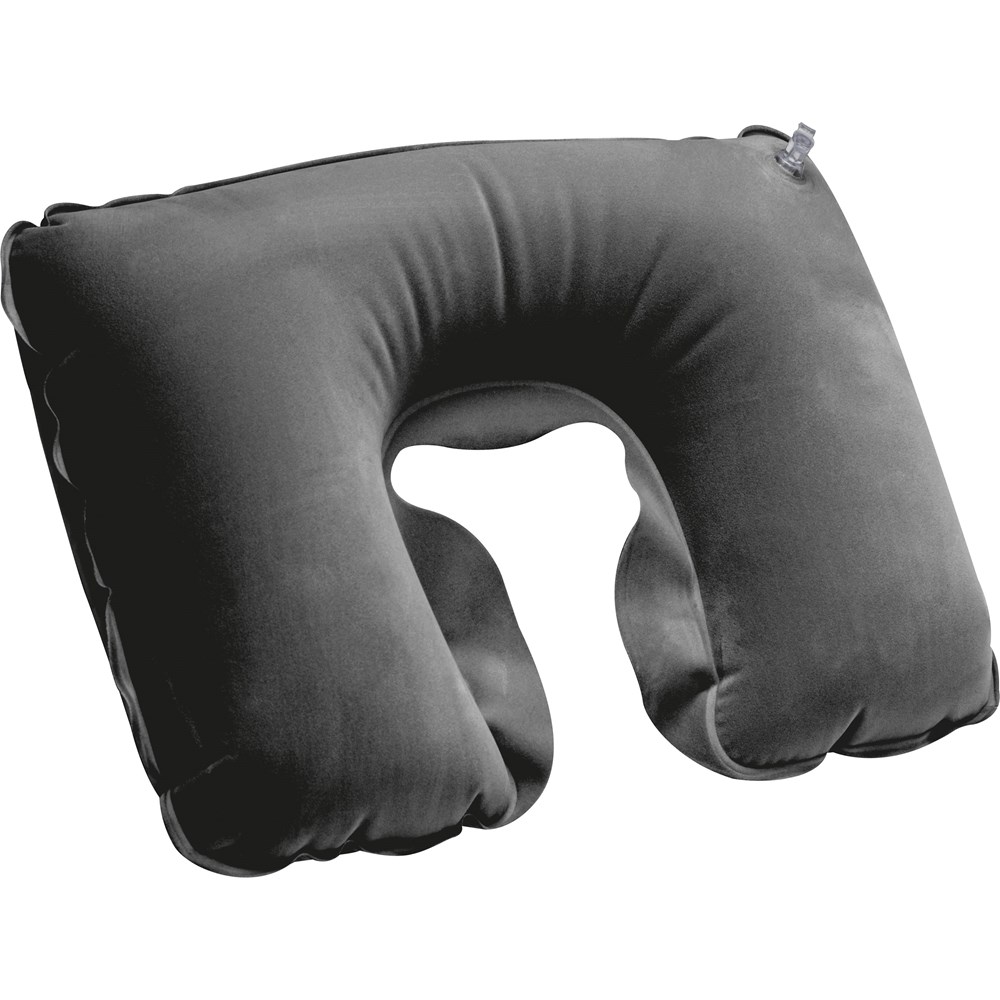 Aufblasbares Nackenkissen mit Etui MARIKA - schwarz