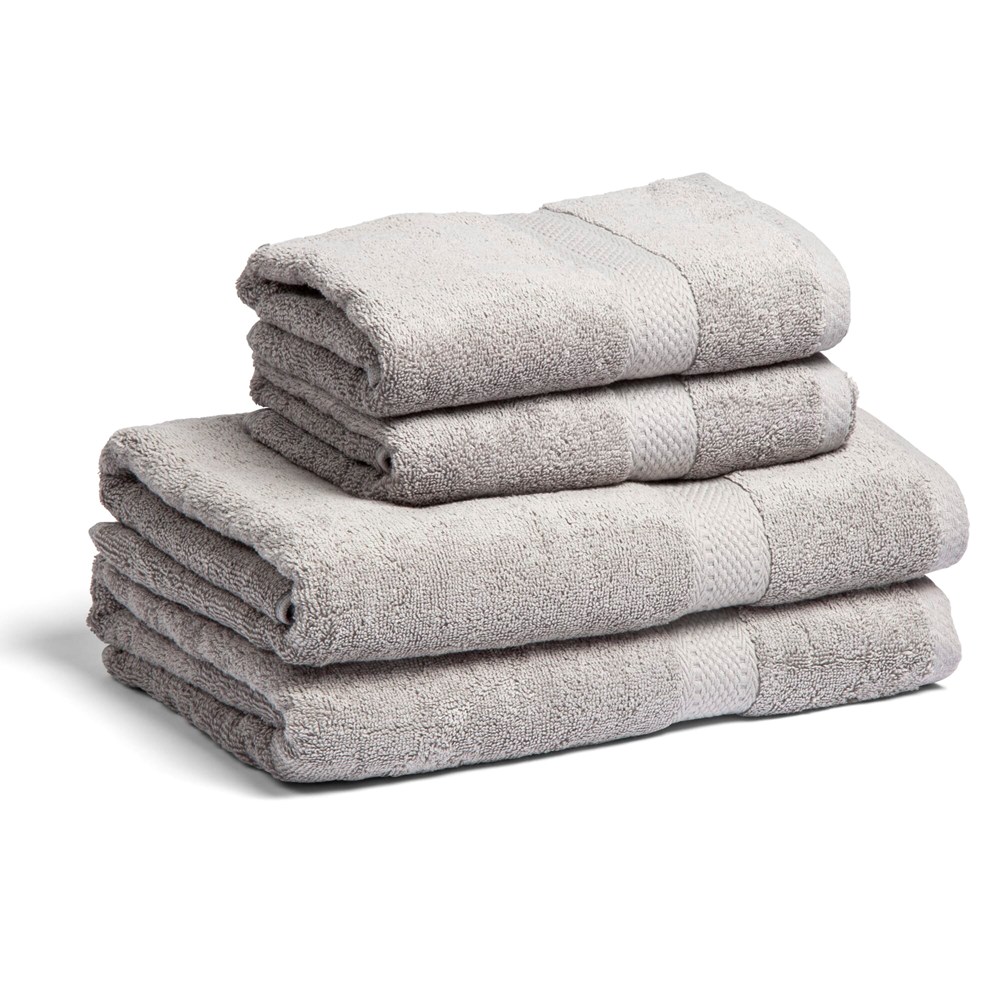 Lord Nelson Fairtrade Handtuch 70x130cm 3er Set - grau