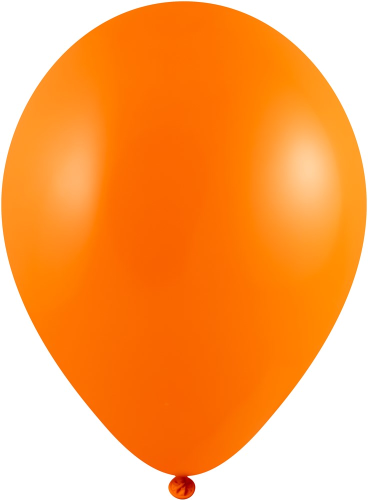 Bedruckte Ballons 85/95 cm - Ø 33 cm -11 inch - Orange (1120) Pastel (± PMS 1585)