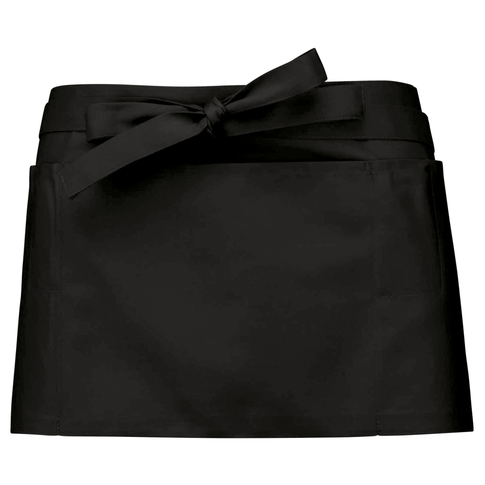 K896 - Kurze Schürze - Black