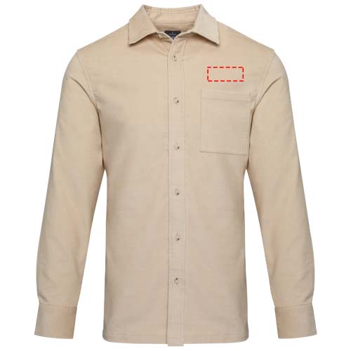 Alum 252 g/m² Hemd aus Cord Unisex