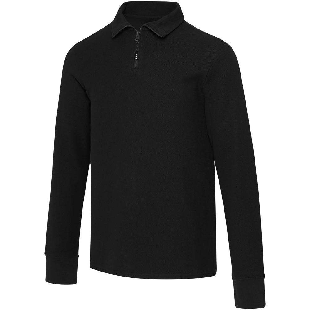 Apollo 245 g/m² Langarm Poloshirt Unisex mit Reißverschluss
