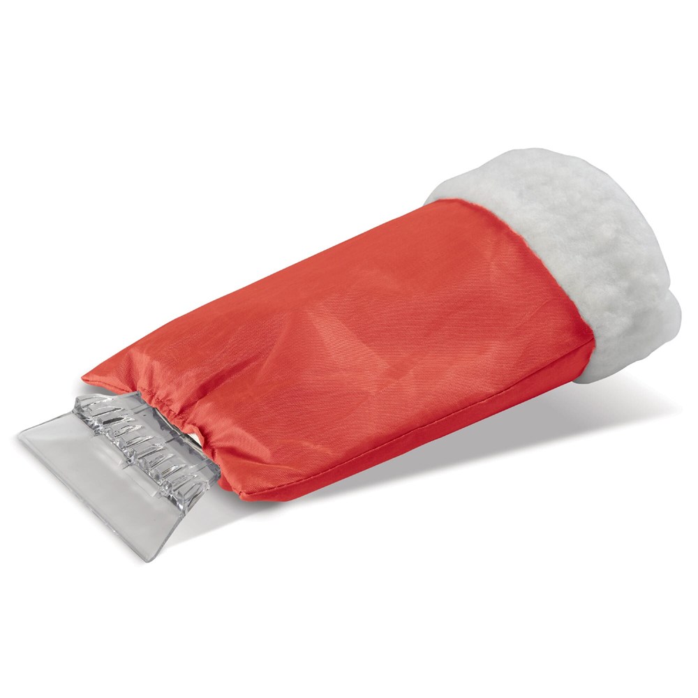 Eiskratzer mit Handschuh - rot