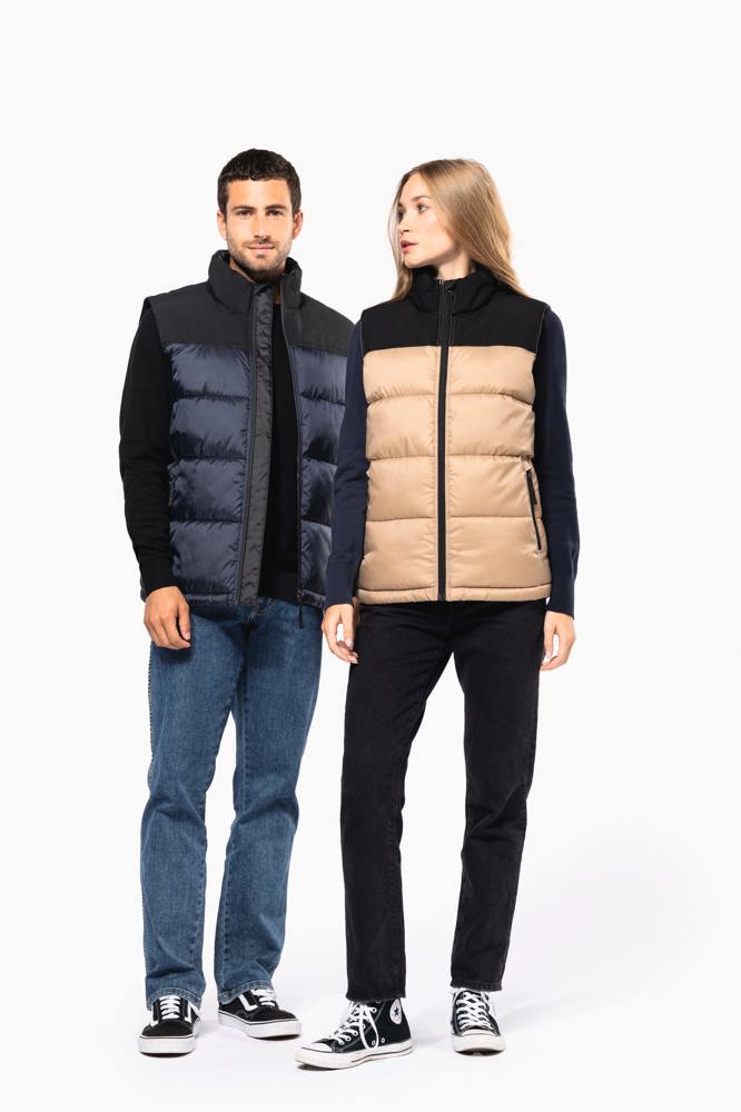K6162 - Gesteppter Unisex-Bodywarmer in zwei Farbtönen