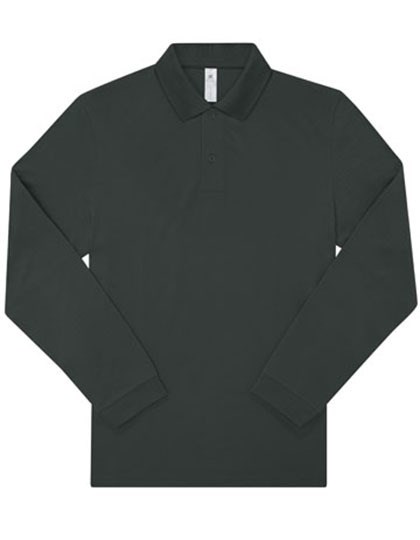 B&C BE INSPIRED - My Polo 180 Long Sleeve - Dark Forest