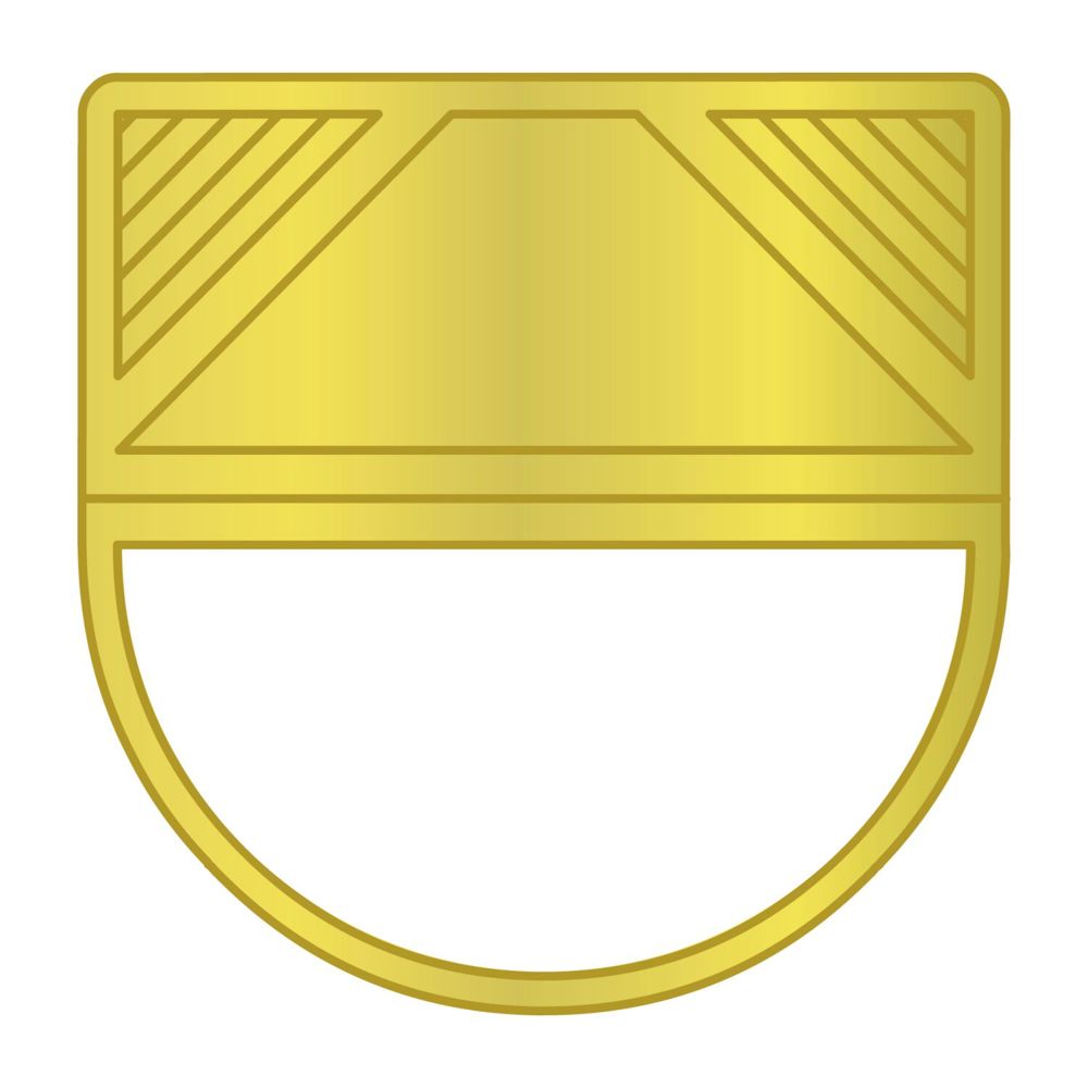 ROMINOX® Eckenklammer Corner Snap in Gold, idealer Mailingartikel für Dokumente, Büroklammer mit bis zu 10 Seiten Klemmkraft