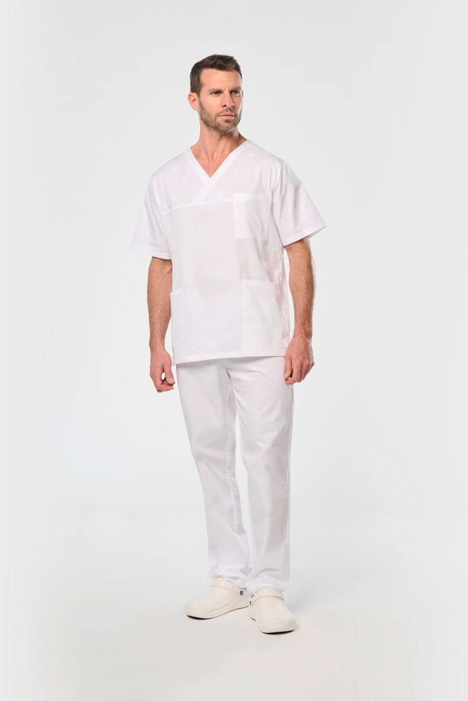 WK504 - Kurzärmlige Unisex-Tunika aus Baumwolle
