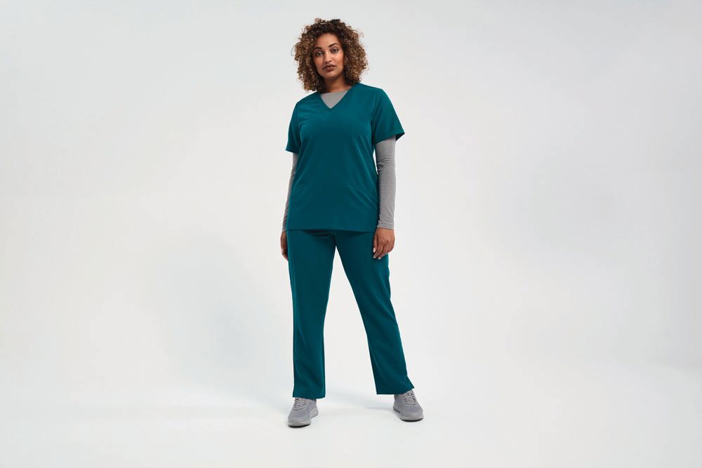 NN310 - Tunika mit Stretchanteil und kurzen Ärmeln, Damen