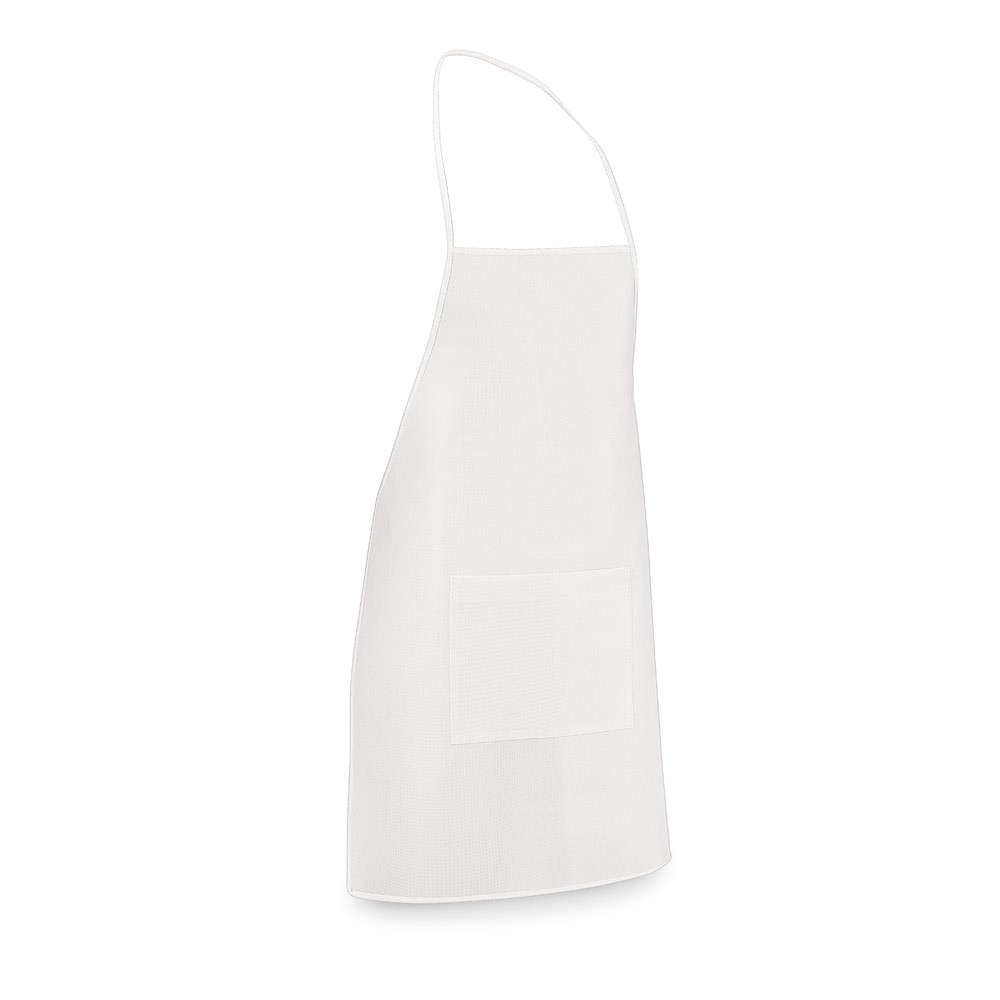 CELERY. Schürze aus Non-Woven (80 g/m²) - weiß