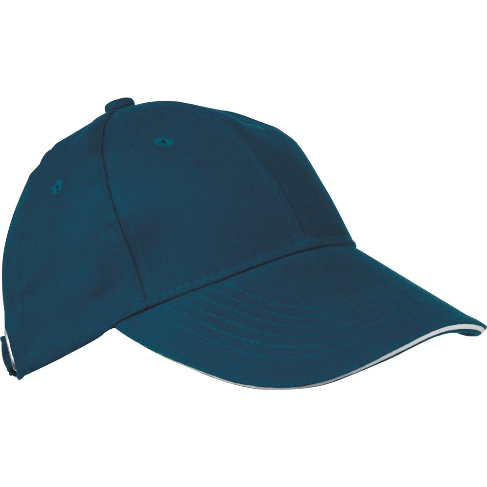 6 Panel Sandwich Baseball Cap CURTIS - türkis