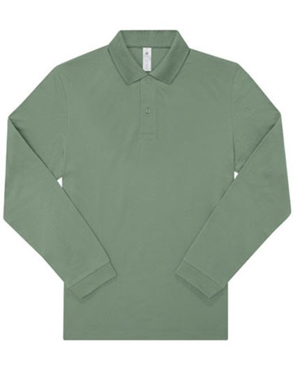 B&C BE INSPIRED - My Polo 210 Long Sleeve - Amalfi Green