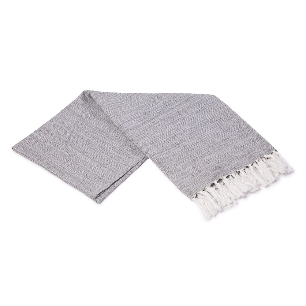 Lord Nelson Hamam-Handtuch Recycelt 150x90 cm - dunkelgrau