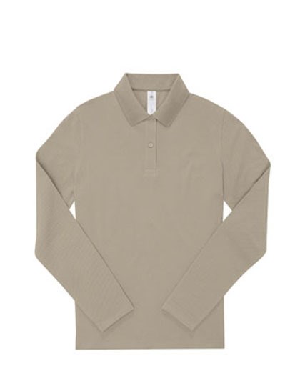 B&C BE INSPIRED - My Polo 180 Long Sleeve /Women - Mastic