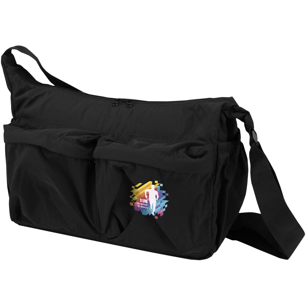 Calli 13" GRS Laptop Umhängetasche aus recyceltem Nylon