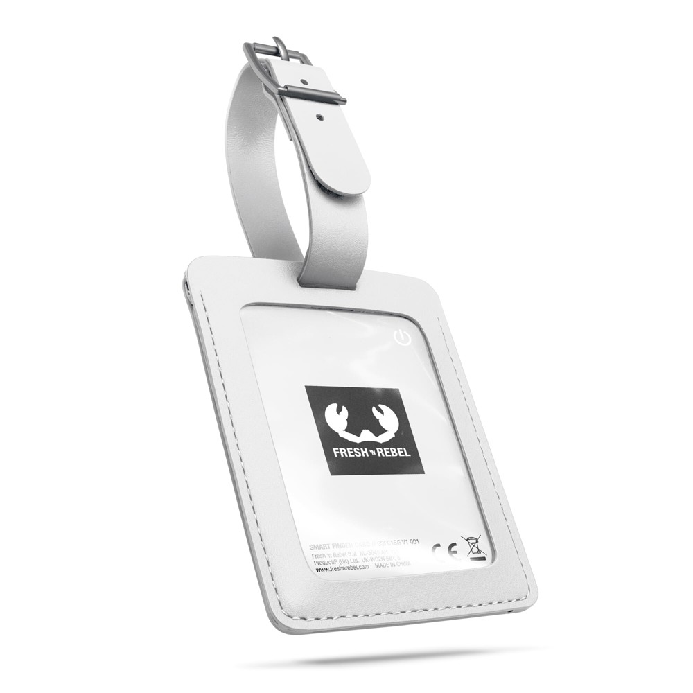 Fresh 'n Rebel Card Finder mit Gepäckanhänger für Apple und Google - Hellgrau
