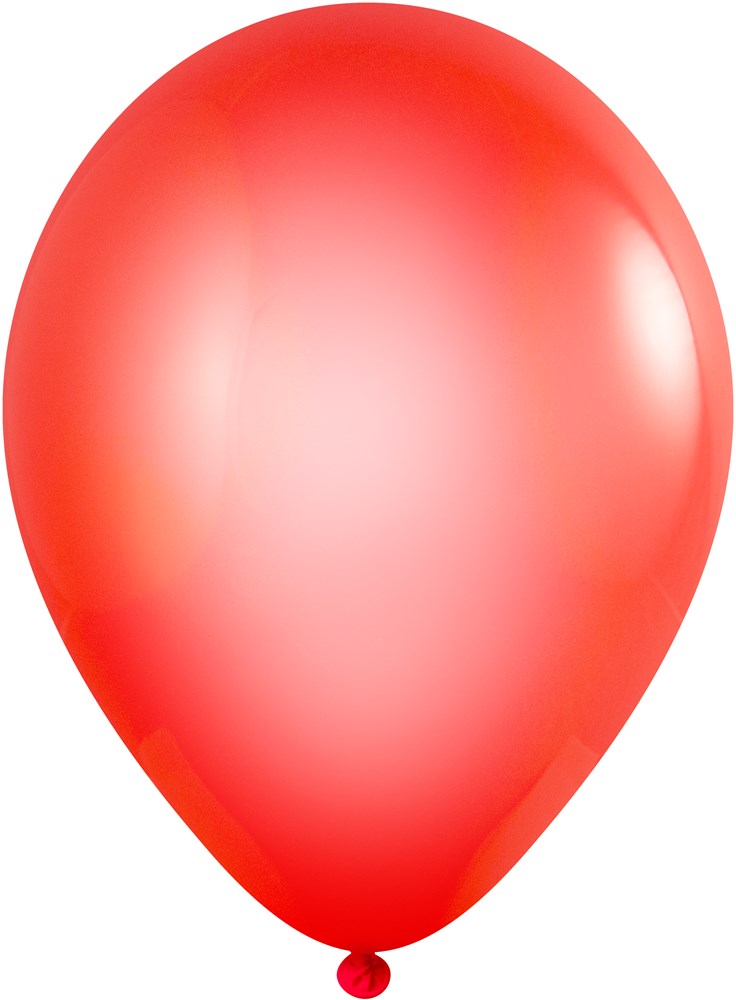Bedruckte Ballons 85/95 cm - Ø 33 cm -11 inch - Rot Kristall (3330) (± PMS 185)
