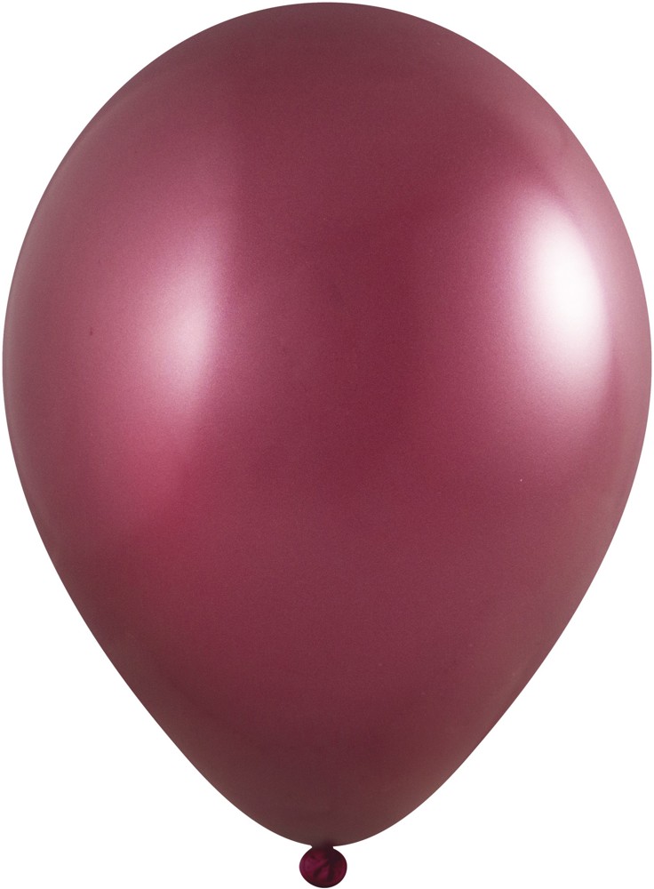 Luftballons mit Druck Qualityprint Ø 35 cm / Umfang 90-100 cm / 12 Inch, Licht blauw Metallic (2650), Metallic, 2 kleuren, 1 drukzijde - Burgunderrot Metallic (2441)
