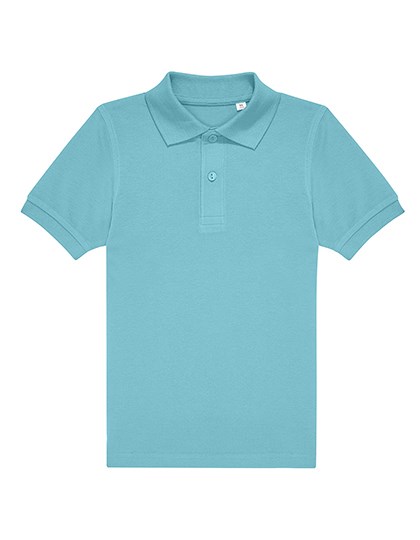 B&C BE INSPIRED - Kids My Polo 180 - Meta Turquoise