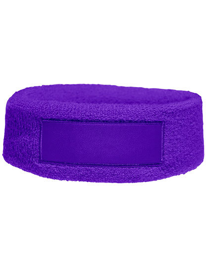 L-merch - Kopfschweißband mit Label - Lilac