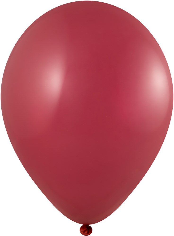 Bedruckte Ballons 85/95 cm - Ø 33 cm -11 inch - Burgund (1132) Pastel (± PMS 7419)